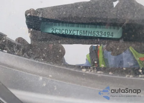 2021 Dodge Charger R/T Rwd из США, поврежденный, VIN 2C3CDXCT6MH633494